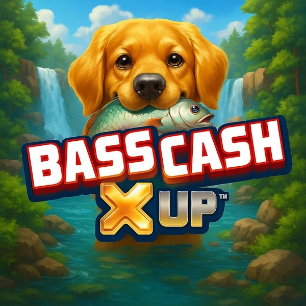 Bass Cash X UP logo – Slots by Alchemy Gaming at Crazebets Casino