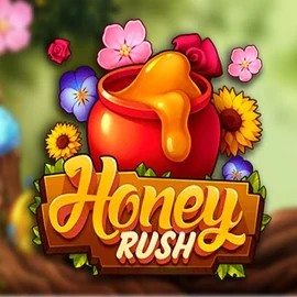 Honey Rush online game logo by Play'n GO on crazebetscasino.com