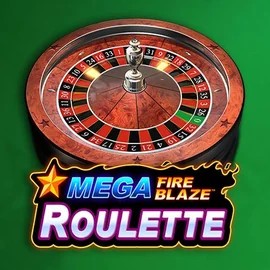 Mega Fire Blaze Roulette slot logo by Playtech at Crazebets Casino